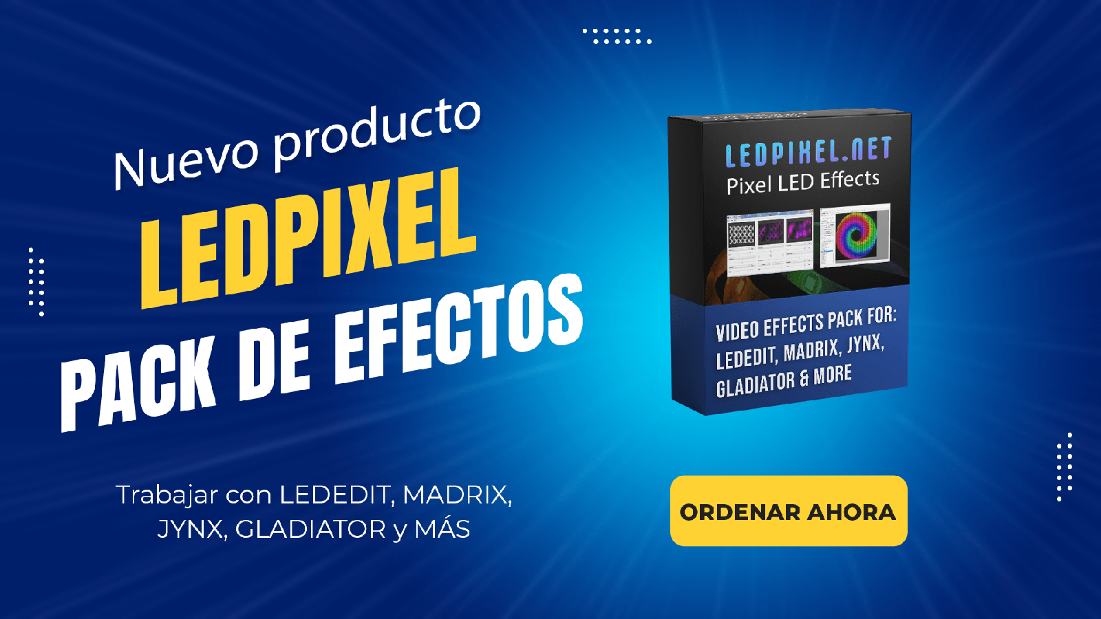 Descarga Efectos Pixel Led para LedEdit – Madrix – Jinx! Archivos SWF AVI MP4 MOV