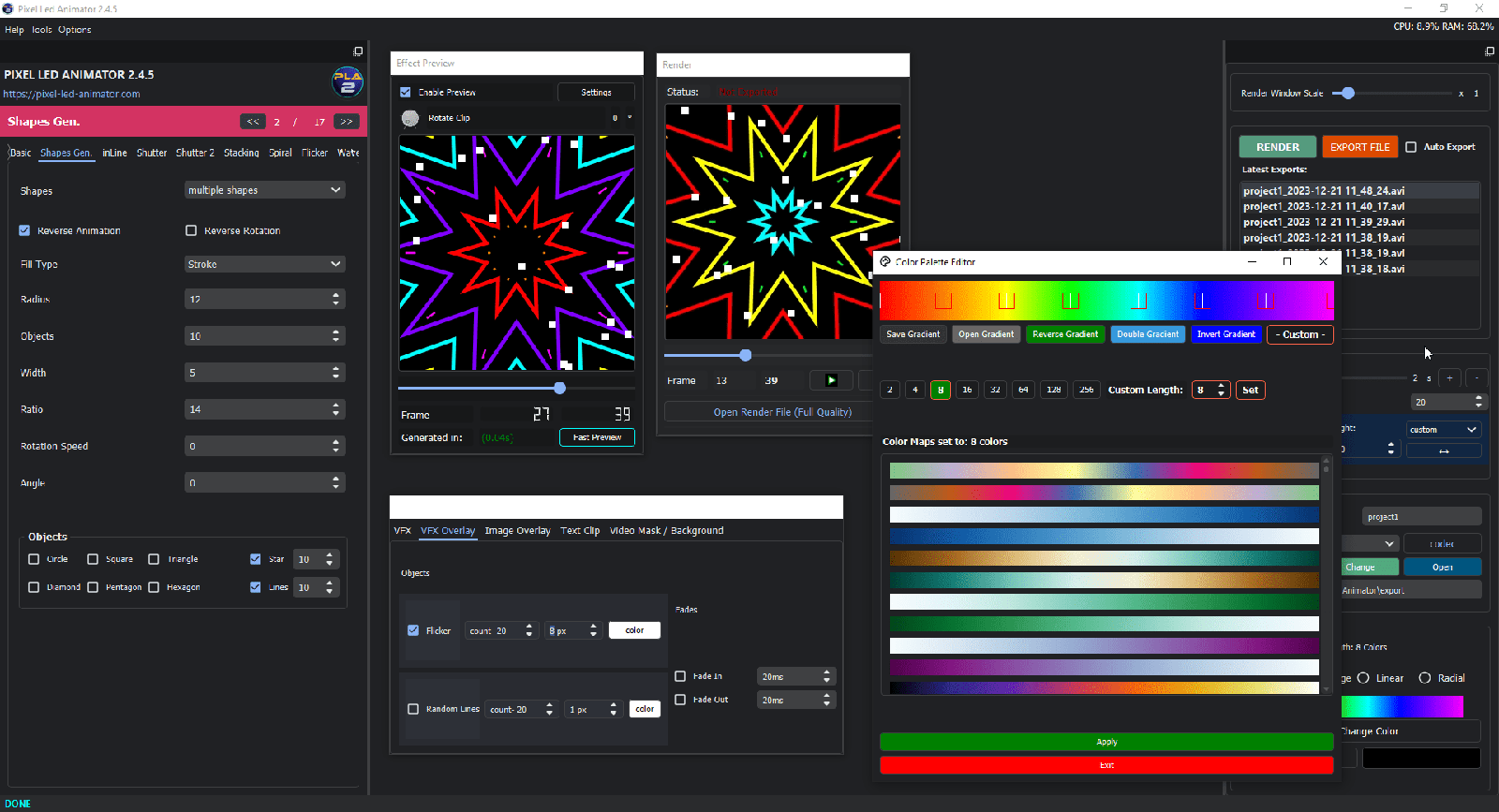 Pixel LED Animator 2: Generador de Efectos Definitivo para Creaciones LED
