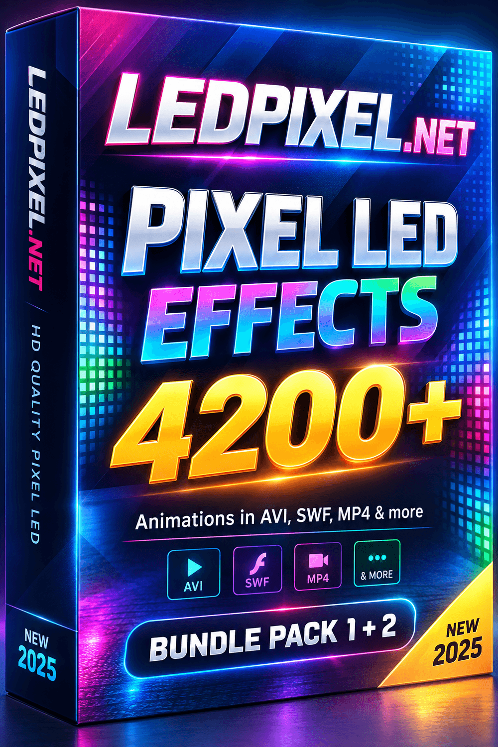 LED Effects Bundle Pack 1 + 2 — 4200+ animations