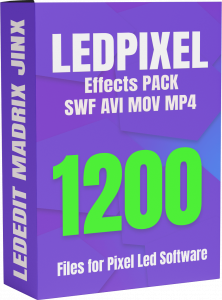 1200 Pixel Led Effects Vj Animations Pack #2