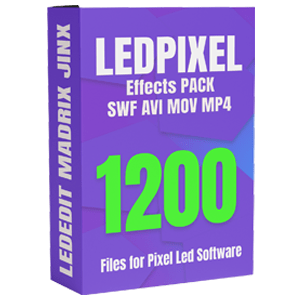Download effects for Led Edit – 1200 Animations in SWF format